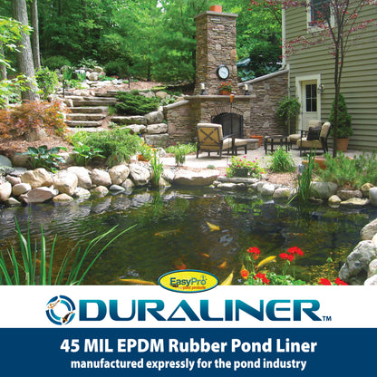 DuraLiner™ – 45mil Rubber Pond Liner – Custom Cut Liner