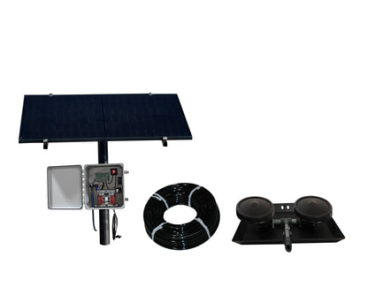 NitroAir 1 - Solar Direct Drive Pond Aeration System - Living Water Aeration