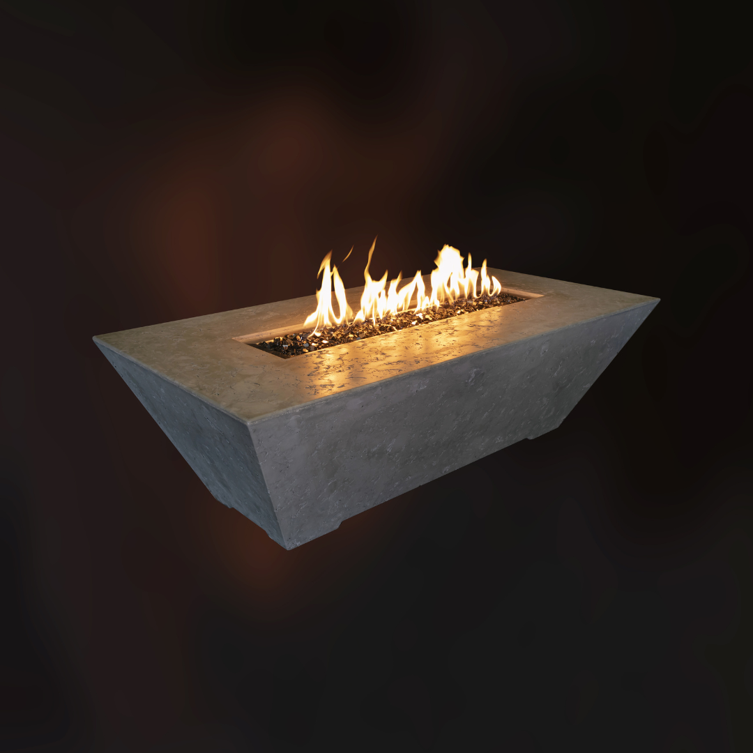 Geo Rectangle Fire Pit - 60"