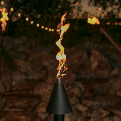 Tiki Torch - Black Cone