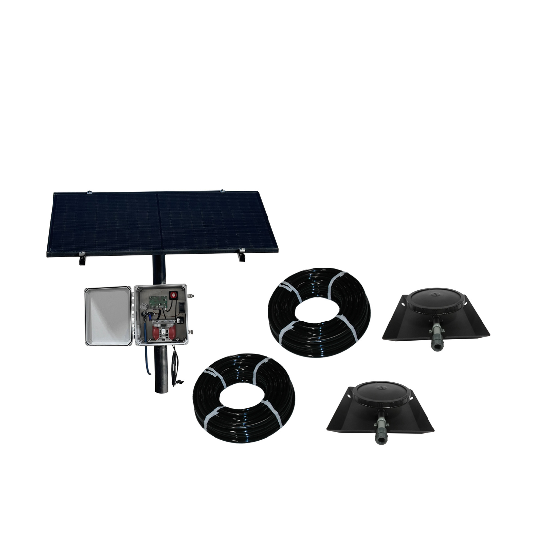 NitroAir II- Solar Direct Drive Pond Aeration System - Living Water Aeration